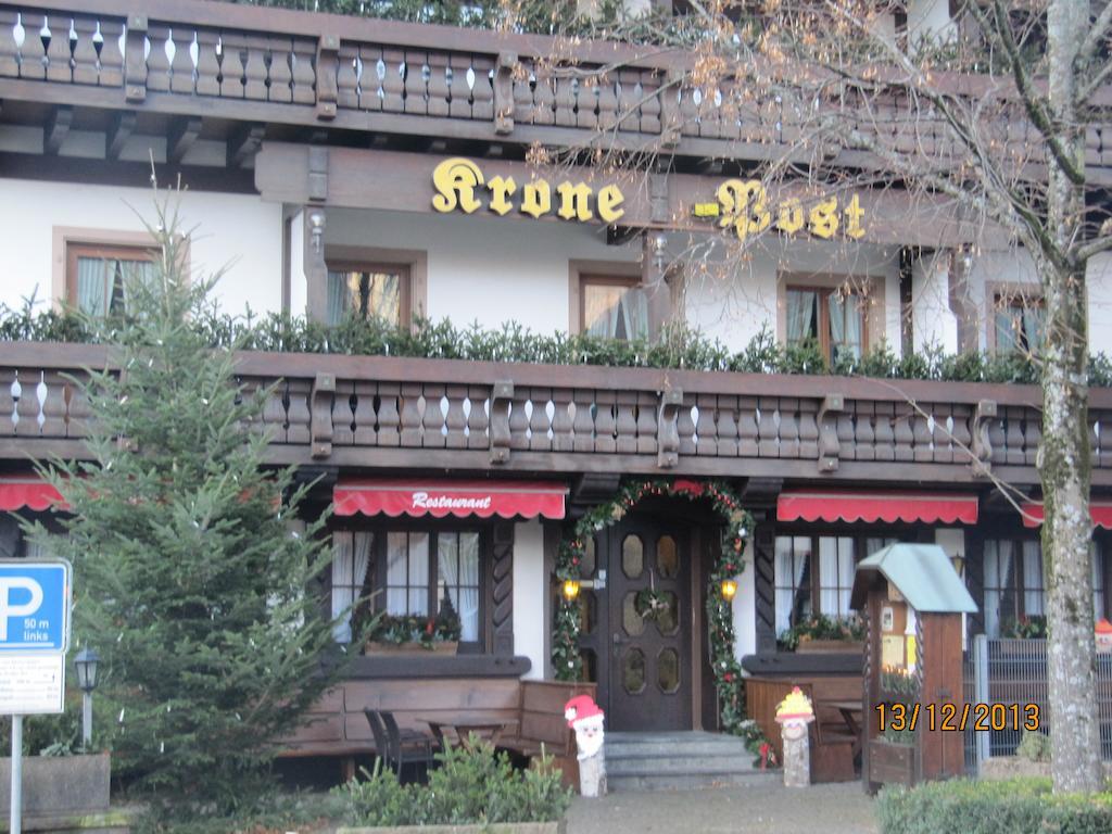 Gasthaus-Krone-Post Simonswald Bagian luar foto